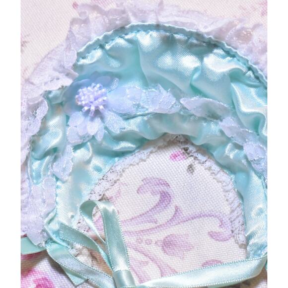 BJD Azone Obitsu 50 S Bust Alice A Dream of Princess Lolita Dress Bonnet Outfit - Picture 8 of 9
